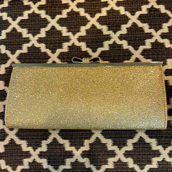 Handbags - Elegant Gold Clutch Bag